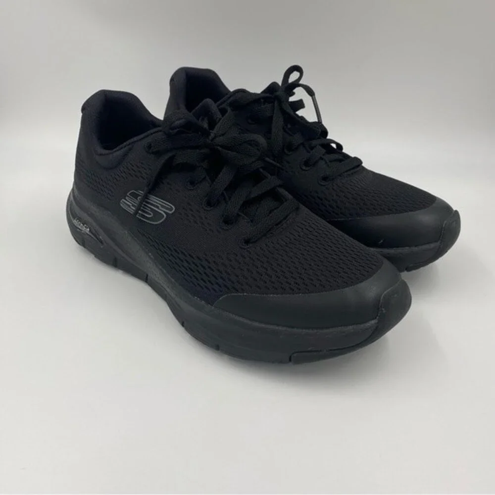 Skechers Men's Arch Fit‎ Oxford, Black/Black, 7 M US